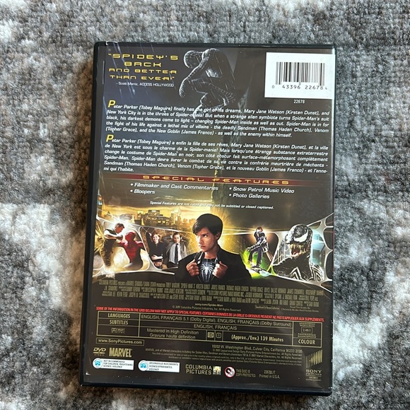 Deadpool, Spider-Man 1 & 3, Blade Trinity DVDs/Blu-ray - Picture 6 of 12